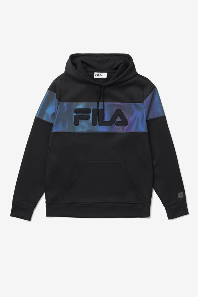 Fila Miesten Huppari Lando Mustat - RCHZ-14609